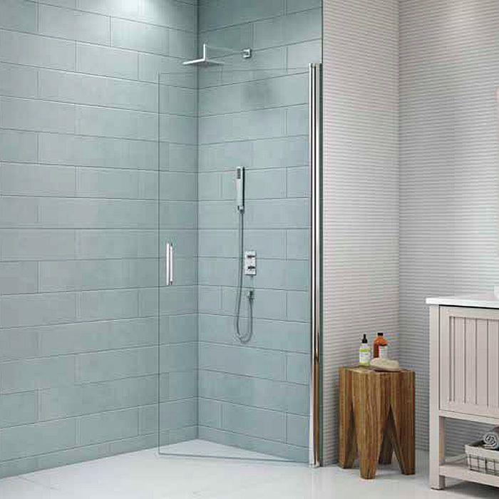 Merlyn Series 8 Wetroom Pivot Panel - Folded