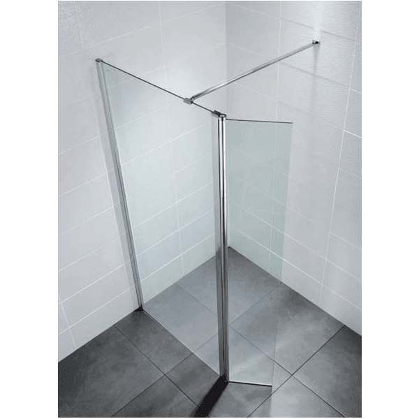 Glass to Glass Wetroom Shower Screen Hinge / Bracket